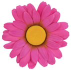Pink Daisy Flower Head - 40cm