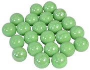 Glass Pearls - Green 24mm Pk.22 