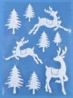Winter Window Stickers - Reindeer 