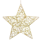 Gold Glitter Star 40cm 