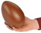Big Fake Chocolate Egg - 17 x 11cm 