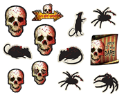 Halloween Decoration Cut-Outs - Pk.12 