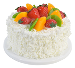 White Chocolate Fruit Gateau 