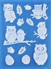 Winter Window Stickers - Owls 