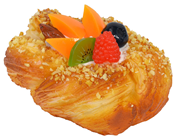Fruit Puff Pastry Cake 