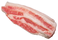 Fake Raw Pork Belly Meat Slice 