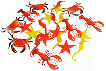 Mini Plastic Sea Creatures - Pk.24