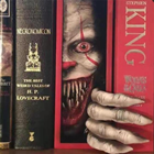 Horror Bookshelf Clown with Hand 