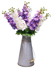 Cream Delphinium Stem - 81cm 