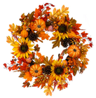 Sunflower & Pumpkin Wreath 