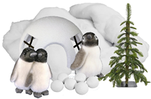 A Penguin Display Set
