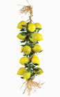 Plait of Plastic Lemons - 80cm 