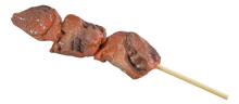 Cooked Meat Skewer Kebab 