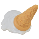 Lifelike Dropped Ice-Cream Cone 