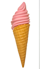 Fake Strawberry Angles Ice-Cream Cone 