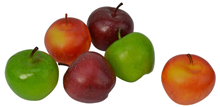 Plastic Apples - 7cm Pack of 6 