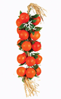 Plait of Plastic Oranges - 50cm 