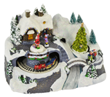 LED Christmas Cottage Scene 