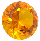 60mm Amber Diamond Cut K9 Crystal Glas 