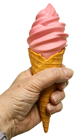 Fake Strawberry Angles Ice-Cream Cone 