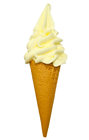 Lifelike Creamy Vanilla Ice-Cream Cone 
