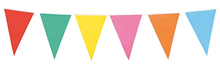 Multi-Colour Plastic Bunting - 10m