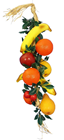 Artificial Fruit Plait - 50cm 