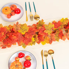 Autumnal Orange Shades Leaf Garland 