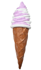 Giant White & Lilac Ice-Cream - Slig 