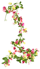 Sweetpea Flower Garland 