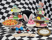 Wonderland Chequered Table Cloth 