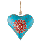 Alpine Rose Metal Heart 