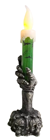 Halloween LED Candlestick - Green 