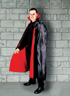 ADULT RED & BLACK REVERSIBLE CAPE WI 