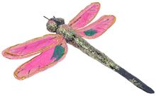 Pink Decorative Dragonfly - 15 x 15cm 