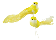 Decorative Yellow Birds - Set of 2 