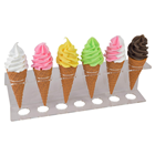 Lifelike Vanilla-Strawberry Ice-Cream Cone 