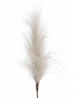 White Glitter Feather Spray - 80cm 