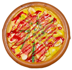 Fake Chicken Pizza 