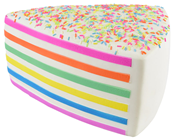 Giant Rainbow Cake Slice 