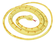 Cream Coiled Snake 