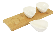 Tapas Bowl Set on Bamboo Tray 