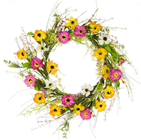 Cosmos & Lavender Wreath 