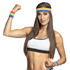 Rainbow Pride Sweat Band Set 