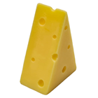 Realistic Artificial Cheese Wedge 