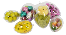 Transparent Hollow Egg - 10cm Pk.5 