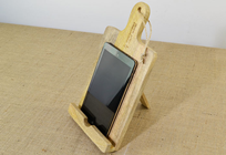 Wooden Portrait Tablet Stand 