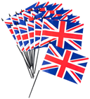 Polyester Union Jack hand-Held Flag -  