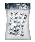 White Spiderweb with 25 Spiders - 500g 