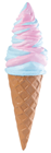 Huge Blue & Pink Swirl Ice Cream 